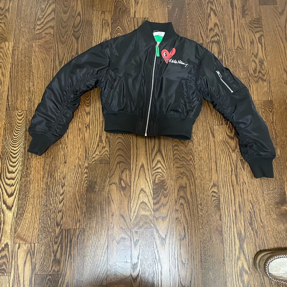 H&M Green and Black Jacket